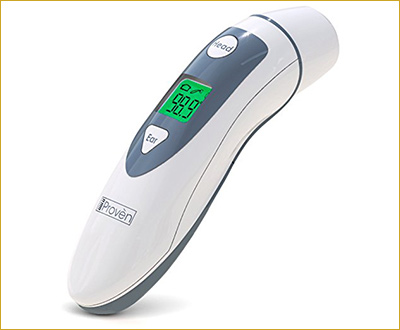 Medical Ear Thermometer with Forehead Function - iProven DMT-489 - Upgraded Infrared Lens Technology for Better Accuracy