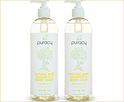Natural Tear-Free Baby Shampoo by Puracy