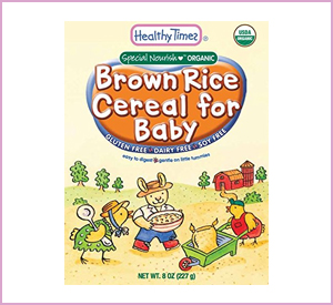 best healthy times organic baby cereal